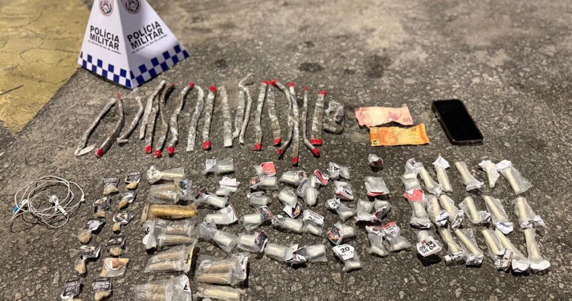 Homem é preso após tentar fugir da PM no bairro Aeroporto