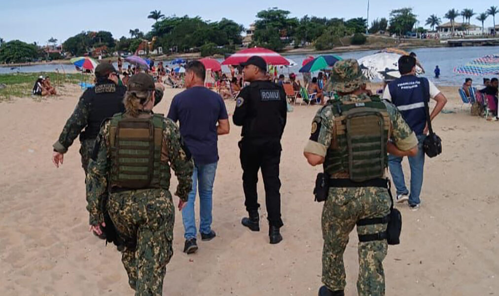 Cabo Frio mobiliza forças de segurança em operação na orla de Tamoios