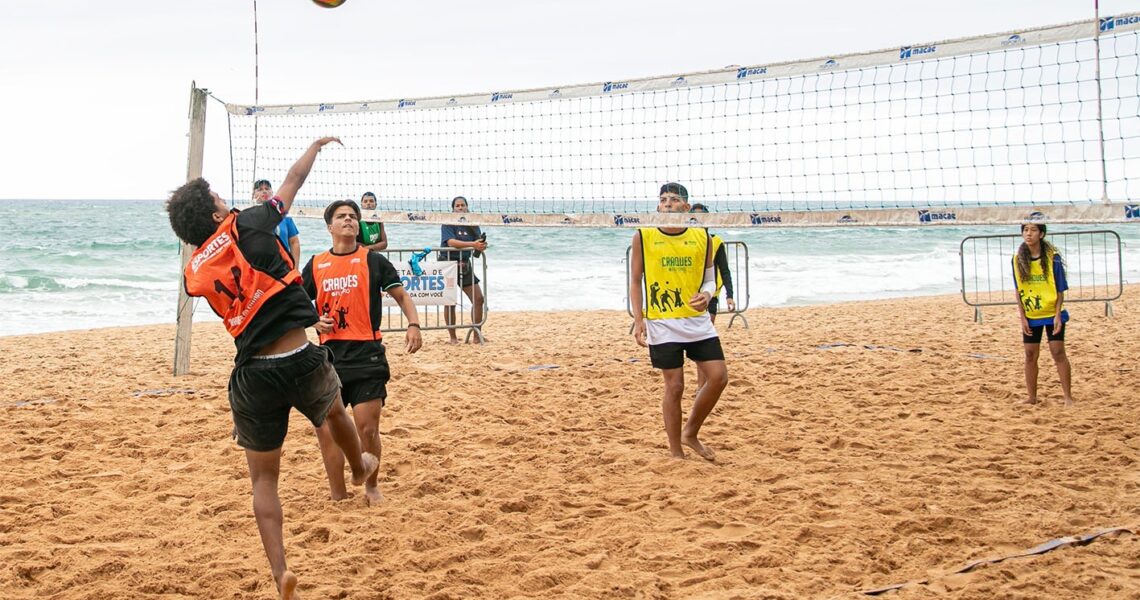 Macaé respira esporte com o Esporte Verão 2026