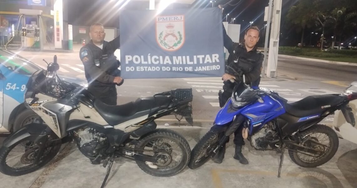 Duas motos adulteradas são encaminhadas à perícia após abordagem da PM em Macaé