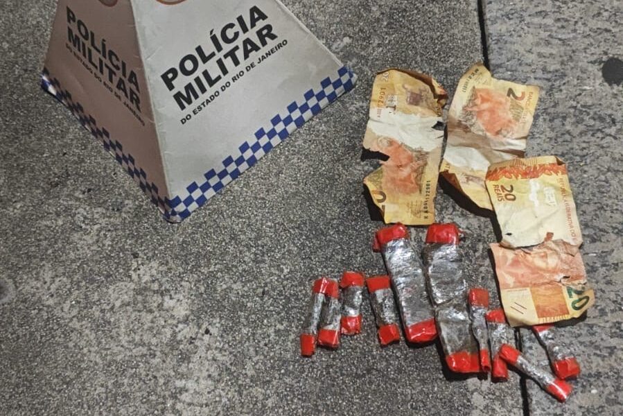 Motopatrulha da PM captura traficante após tentativa de fuga em bicicleta