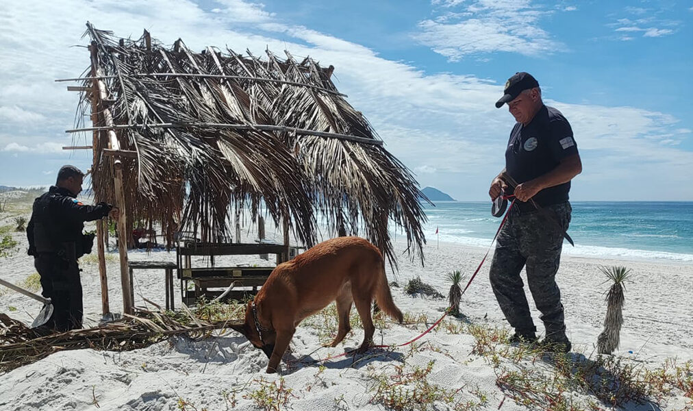 Buscas em área de dunas levam à apreensão de entorpecentes em Monte Alto