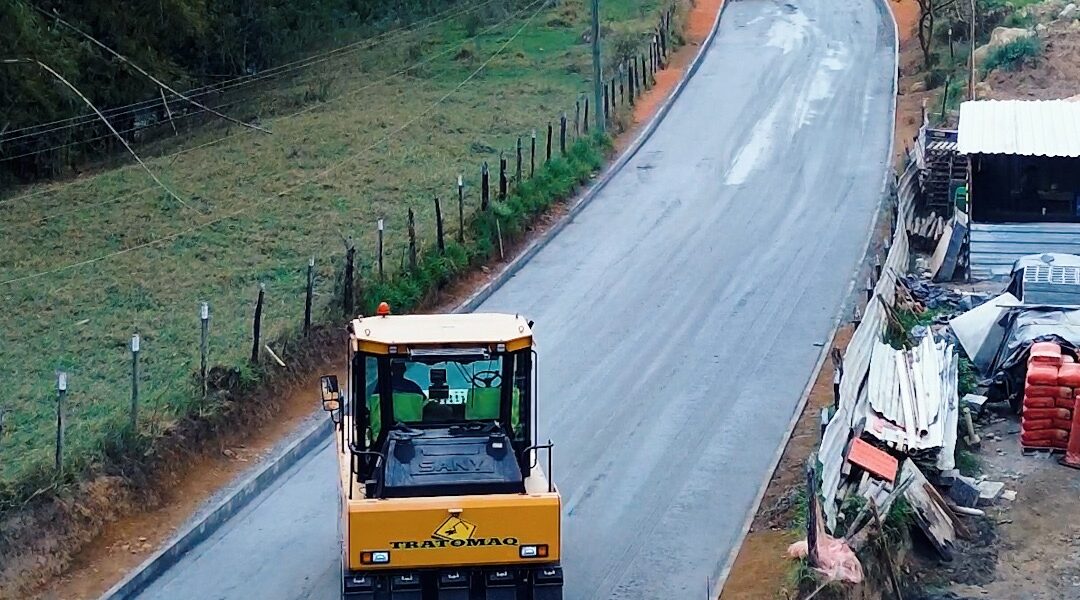 Obra histórica: Estrada do Sana se aproxima da fase final de asfaltamento