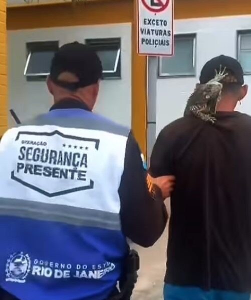Segurança Presente de Macaé encaminha suspeito à 123ª DP por crime ambiental