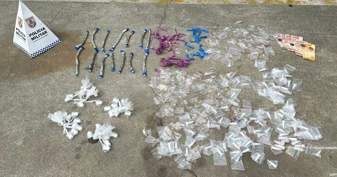 Denúncia anônima leva à prisão de dois por tráfico em Macaé