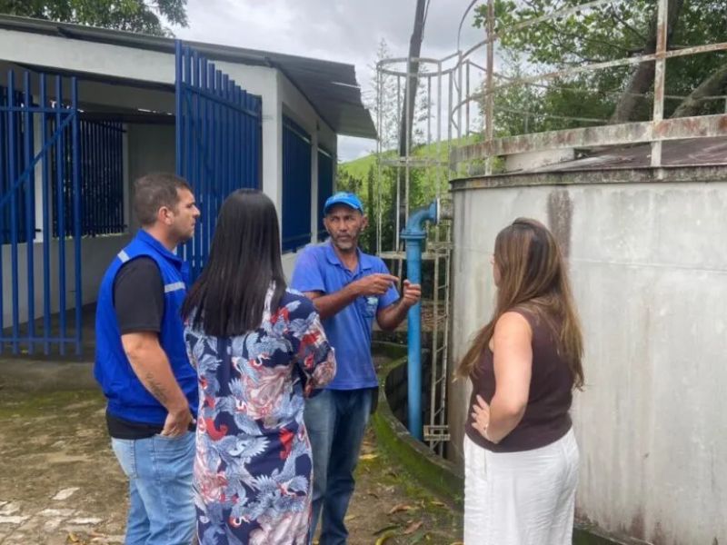 Visita técnica reforça plano de reforma de ETA em distrito de Casimiro de Abreu