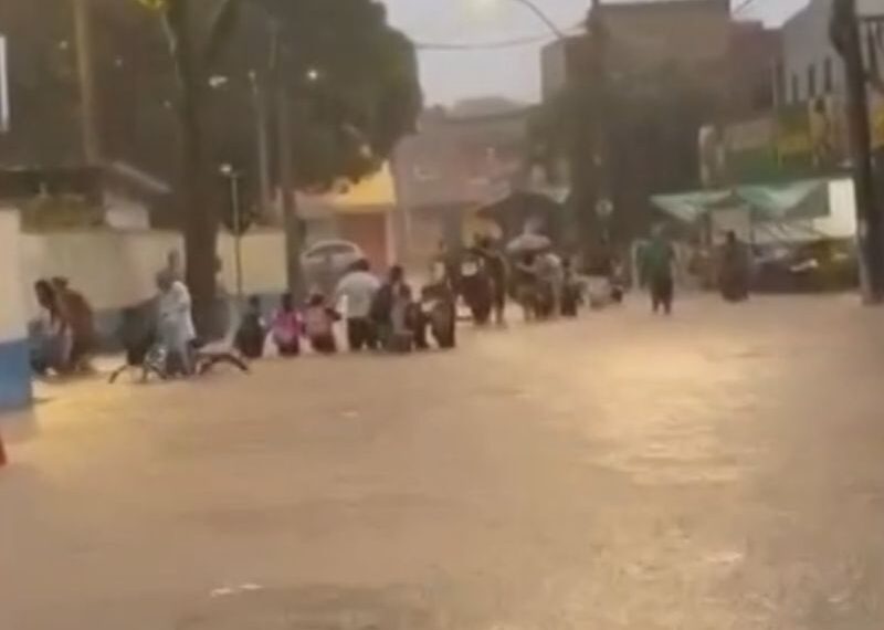 Chuvas fortes voltam a provocar estragos em Rio das Ostras; escola precisou&hellip;