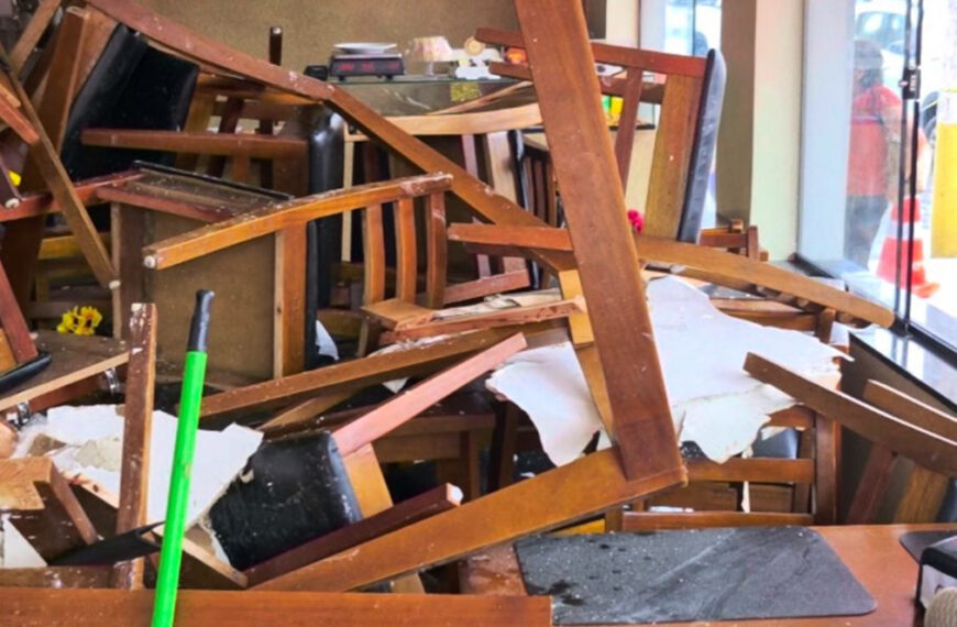 Defesa Civil alerta para riscos enquanto equipes atuam após desabamento em Cabo Frio