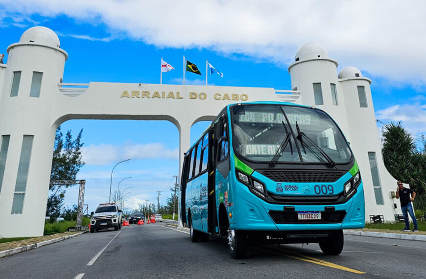 Sistema municipal inicia operação com passagem acessível para a população de Arraial do Cabo