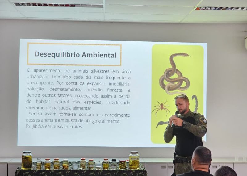 Macaé promove palestra com medidas para lidar com animais venenosos e peçonhentos
