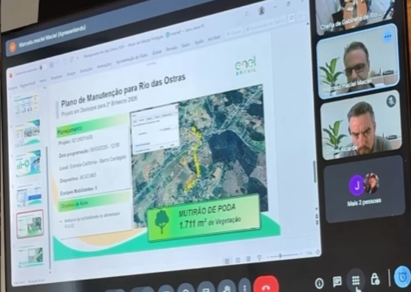 Rio das Ostras e Enel discutem plano de ação para evitar novos apagões na cidade