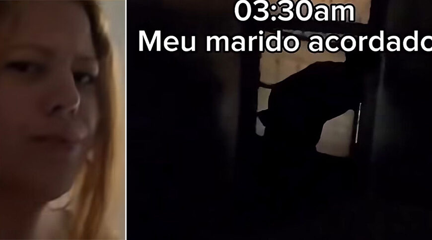 Discussão entre vizinhos vira entretenimento e mulher expõe o marido