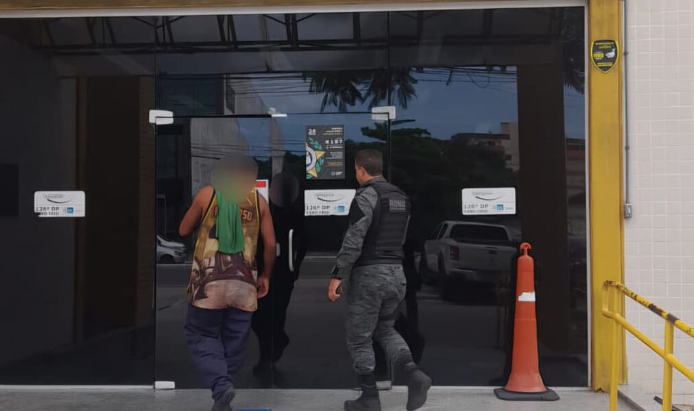 Prisão em flagrante na Praia Grande mobiliza Patrulha Maria da Penha e Guarda Municipal