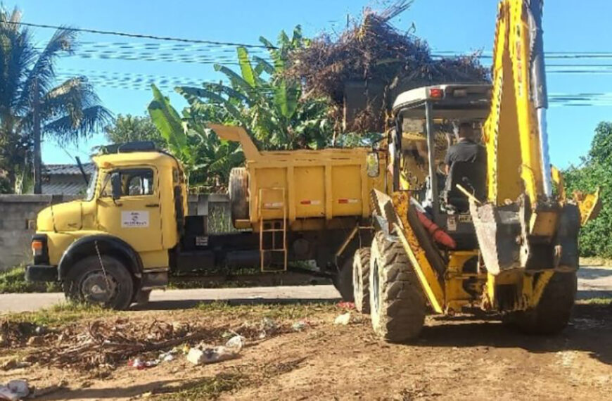Manutenção em vias e áreas públicas visam melhoria da qualidade de vida em Saquarema