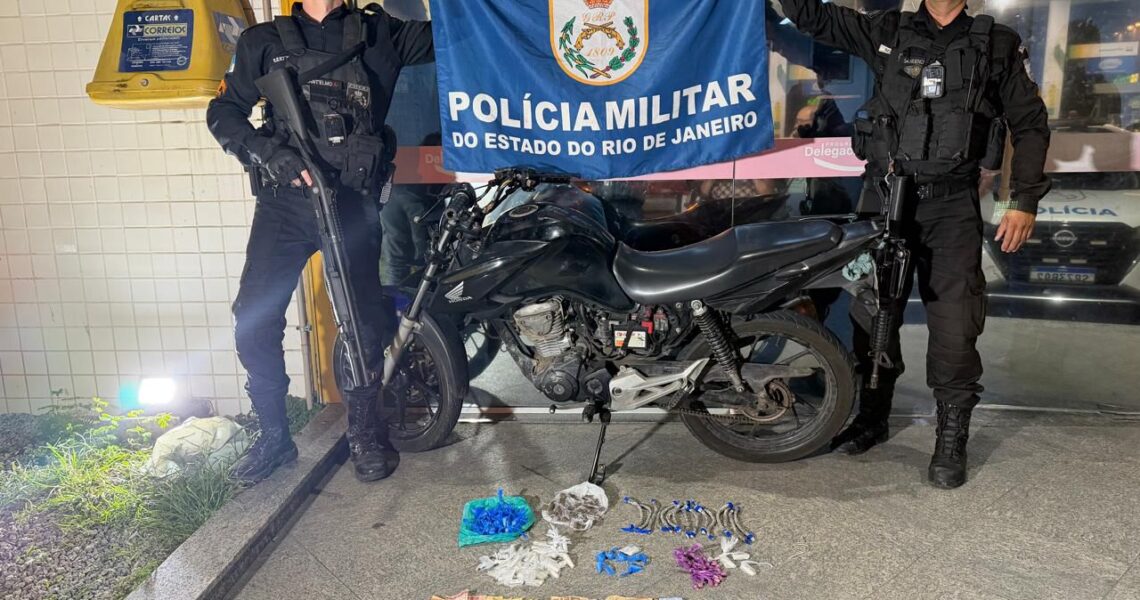 Polícia Militar detém homem com passagens por tráfico, homicídio e tortura em Macaé