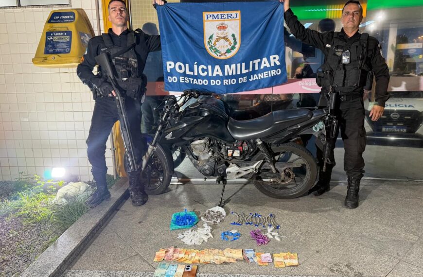 Polícia Militar detém homem com passagens por tráfico, homicídio e tortura em Macaé