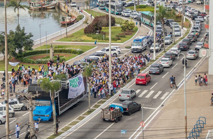 COMMINFLUENCIDADE organiza Marcha da Família com concentração na Praia Campista em Macaé