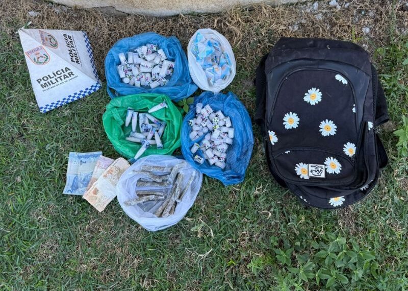 Homem é preso com mais de 160 porções em Rio das Ostras após denúncia