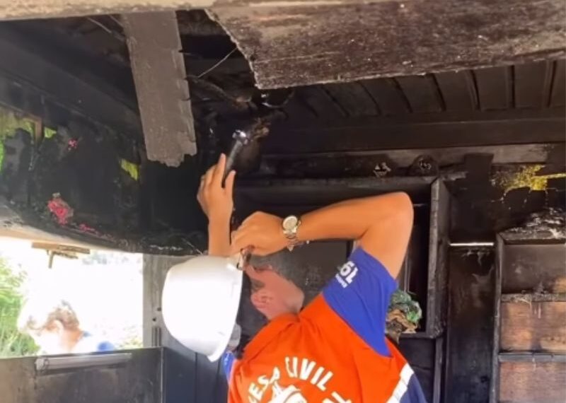 Quiosque com mais de 30 anos de funcionamento em Rio das Ostras é destruído em incêndio