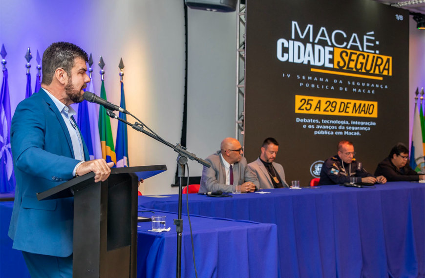 Palestras e painéis marcam segundo dia da Semana Municipal de Segurança Pública em Macaé