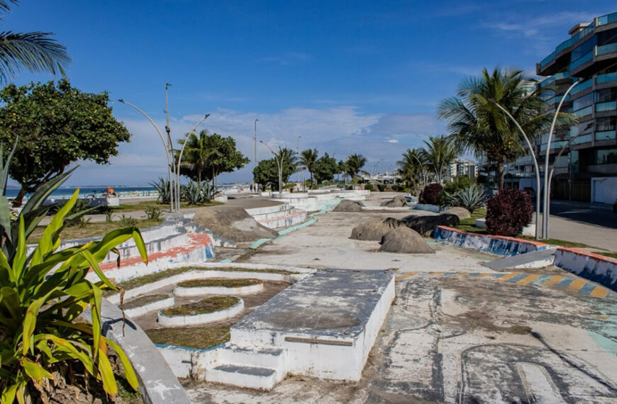 Adeus praça antiga! Cabo Frio começa obra milionária e promete show de água, luz e música
