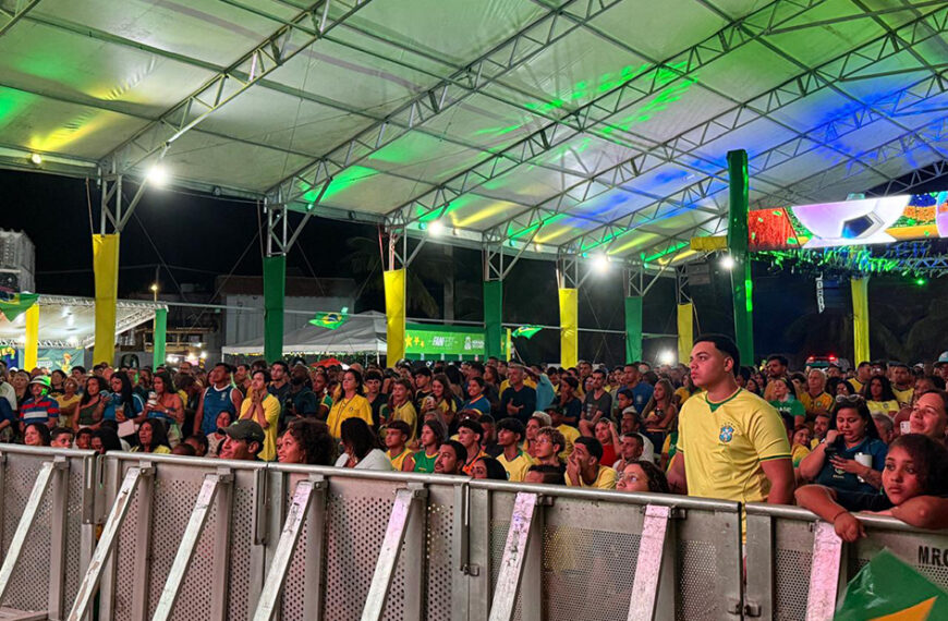 Brasil x Haiti movimenta Arraial do Cabo com programação especial da Copa do Mundo