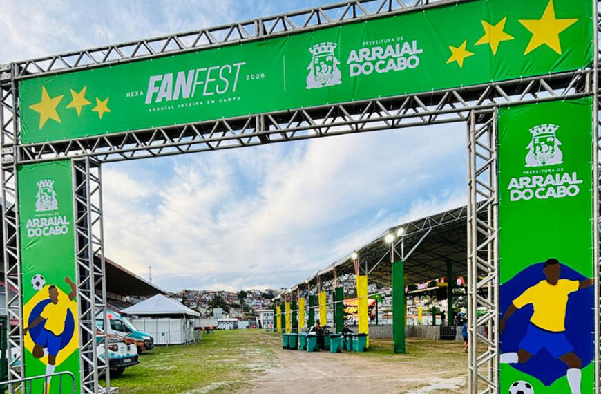 Fan Fest Arraial fecha fase da Copa com festa e telão gigante