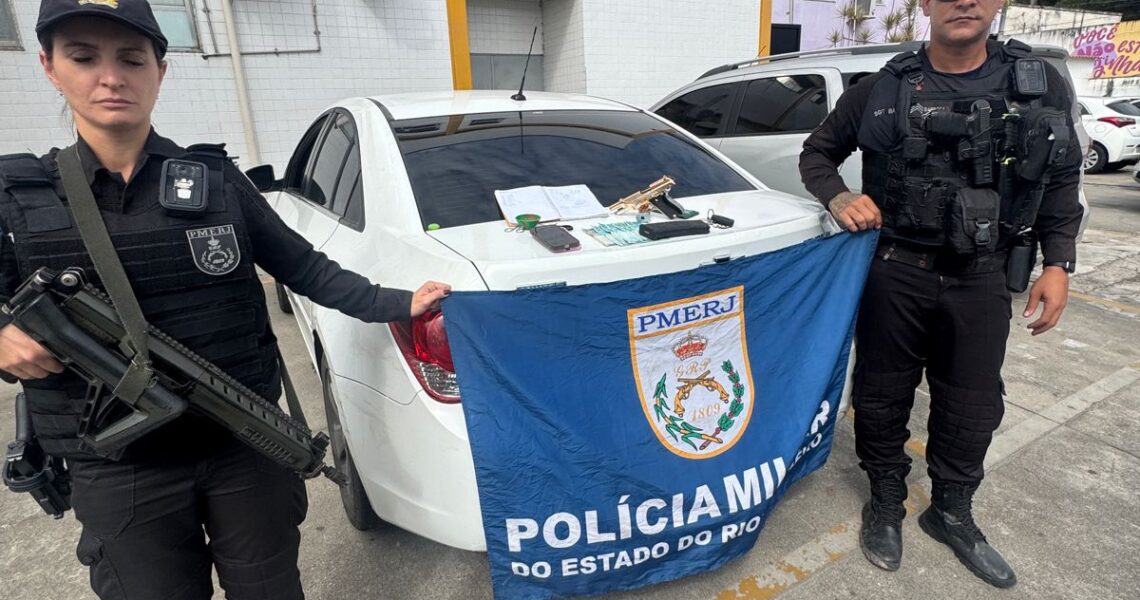 Patrulhamento em Macaé termina com apreensão de arma e munições