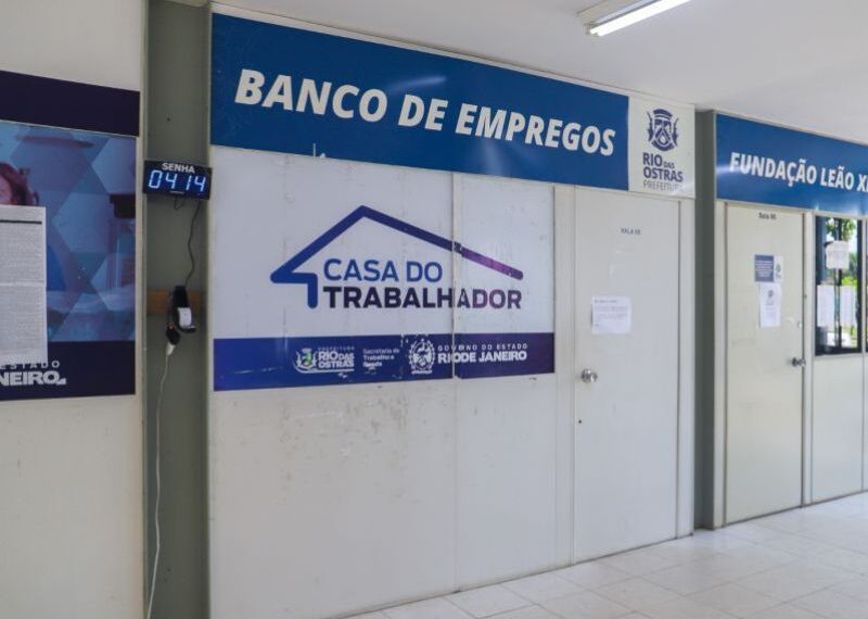 Oportunidade: Banco de Empregos de Rio das Ostras abre semana com 502 vagas