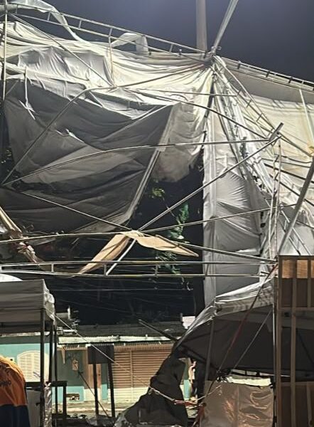 Vento forte destrói barracas e causa prejuízo de R$ 140 mil em Cabo Frio