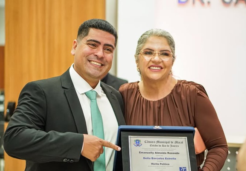 Bernard Tavares é homenageado em noite de celebração aos 213 anos de Macaé
