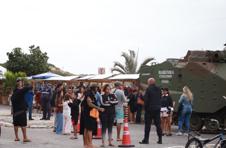 Cabo Frio ganha programação especial da Marinha na Praia do Forte