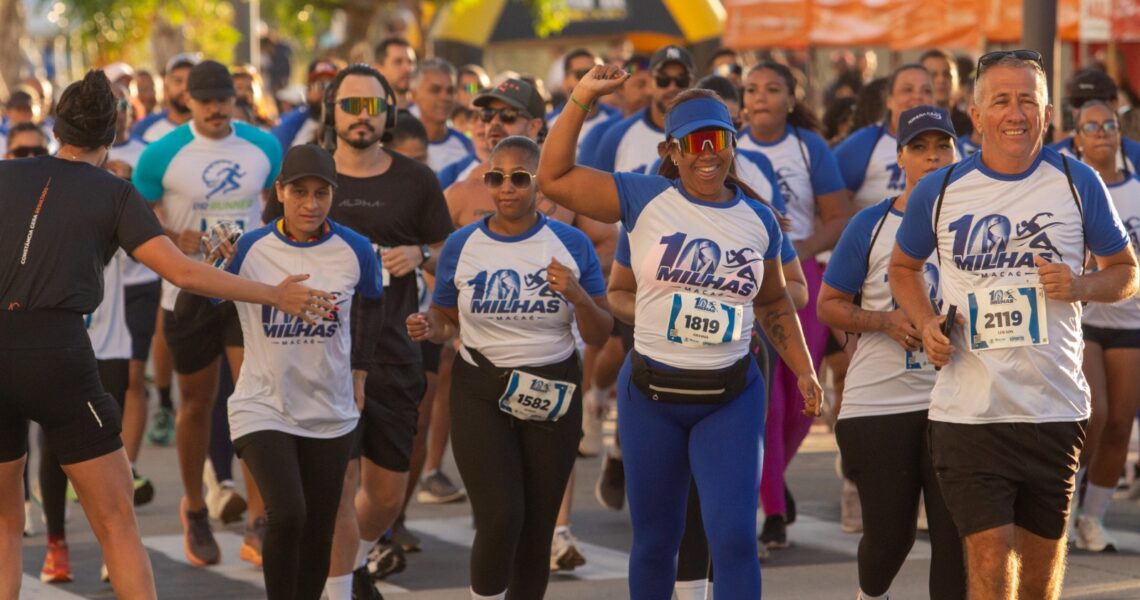 Esporte toma conta das ruas com sucesso da Corrida 10 Milhas em Macaé
