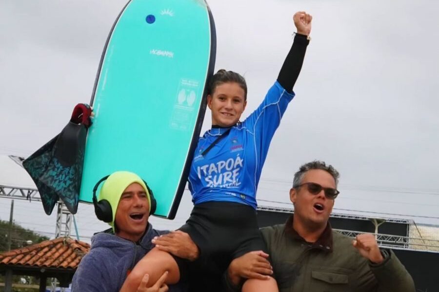 Atletas de Rio das Ostras conquistam quatro títulos em etapa de bodyboard em Itapoá