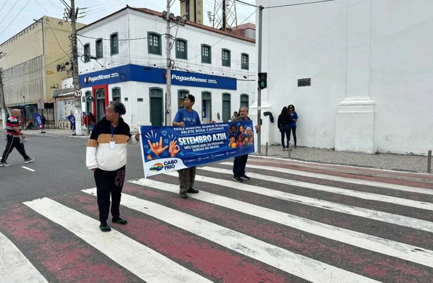 Setembro Azul amplia diálogo sobre acessibilidade e comunidade surda em Cabo Frio