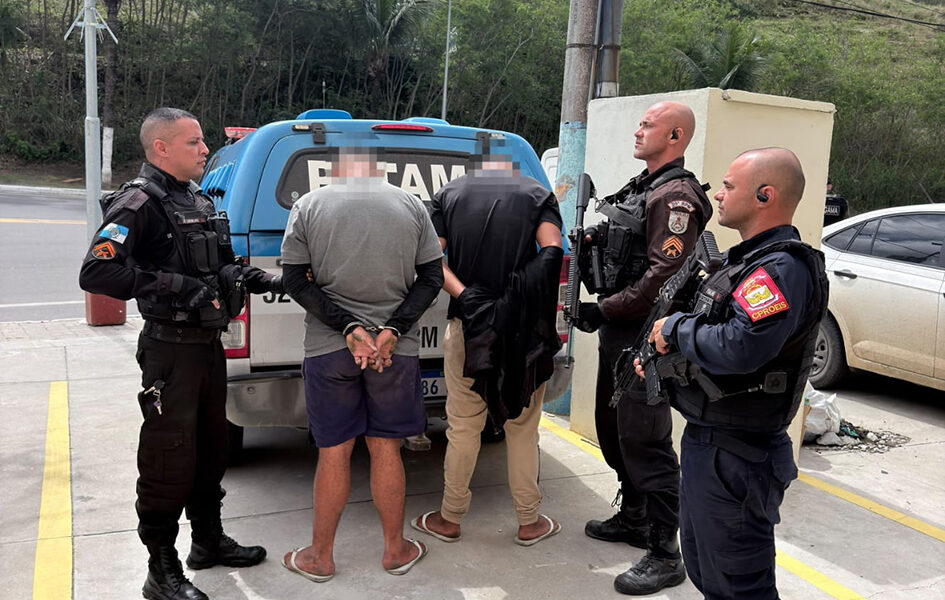 Tentativa de fuga termina com dois suspeitos presos na Boa Vista, em Arraial do Cabo