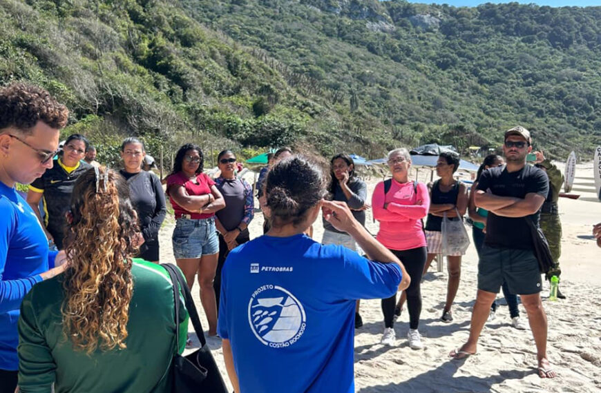 Profissionais da Praia do Forno participam de vivência ambiental