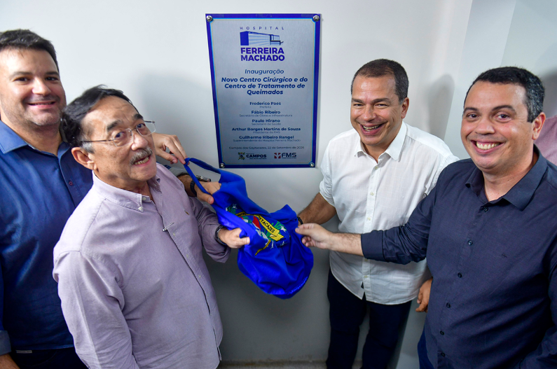 Hospital Ferreira Machado inaugura nova estrutura para ampliar cirurgias