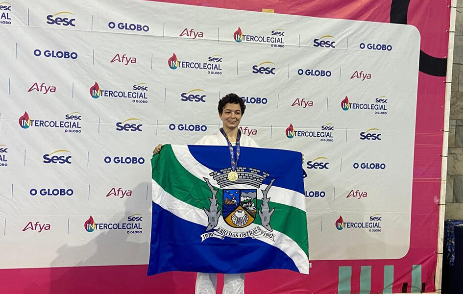Atleta de Rio das Ostras faz história e conquista bicampeonato no Intercolegial